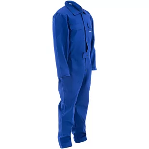 Kombinezon spawalniczy ochronny trudnopalny rozmiar XL - niebieski - Akcesoria spawalnicze - miniaturka - grafika 2