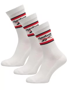 Zestaw 3Pack Skarpet Reebok Oldschool Crew bawełniane skarpetki Frotte model unisex R0369 - Skarpetki męskie - miniaturka - grafika 1