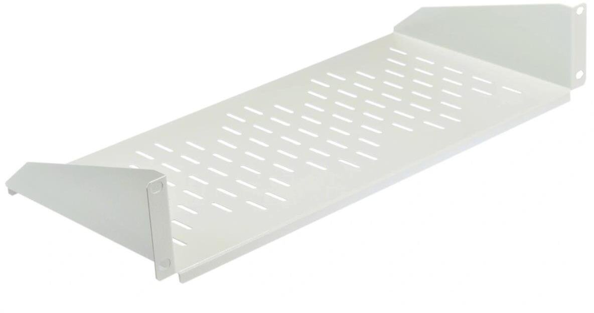 STALFLEX Półka stała do szafy RACK 19 cali 2U 220mm szara 0001-00014-34626