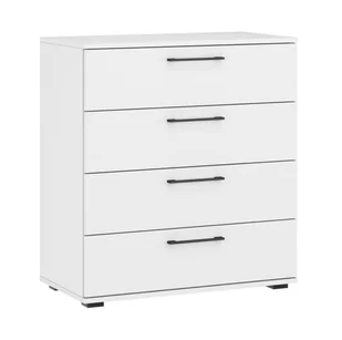 Komoda FLEX KM-1 biała z czterema szufladami - Komody - miniaturka - grafika 1