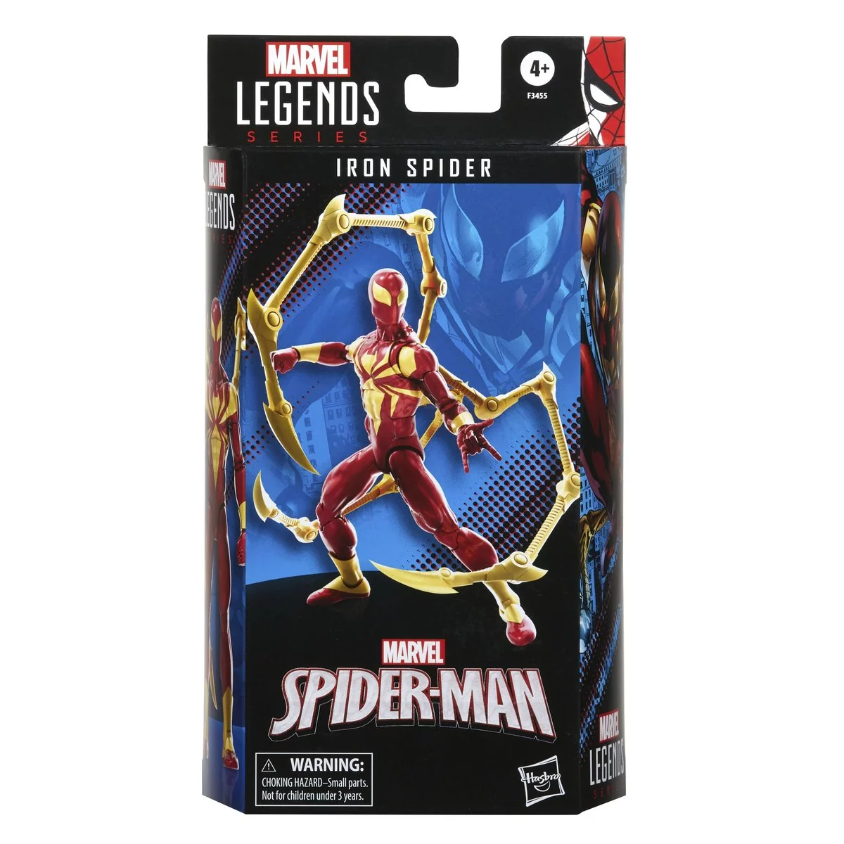 Hasbro, Spiderman, figurka kolekcjonerska Iron Spider, 15 cm, F3455