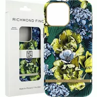 Etui i futerały do telefonów - Richmond&Finch Etui Saffron Flower do iPhone 14 Pro zielone - miniaturka - grafika 1