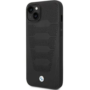 Etui BMW BMHCP14S22RPSK iPhone 14 6,1" czarny/black Leather Seats Pattern - Etui i futerały do telefonów - miniaturka - grafika 7