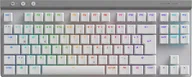 Klawiatury - Logitech G G515 klawiatura Gaming RF Wireless + Bluetooth QWERTZ Niemiecki Biały Klawiatura Gamingowa 920-012543 - miniaturka - grafika 1