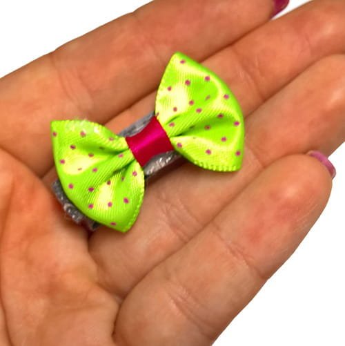 Kokardka hand made kropeczki