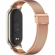 Akcesoria do smartwatchy - Pasek Tech-Protect Milanese Band do Xiaomi Smart Band 8 / 8 NFC, różowozłote - miniaturka - grafika 1
