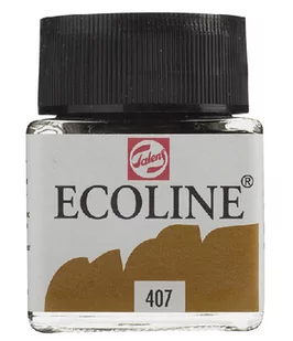 Talens Ecoline Farba Akwarel Płynna 407 DeepOchre - Farby i media malarskie - miniaturka - grafika 1