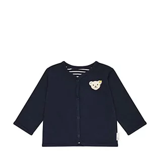 Kurtki i płaszcze dla dziewczynek - Steiff Unisex Baby Basic kurtka, granatowa, 80 - grafika 1