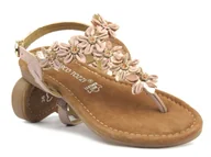 Klapki i japonki damskie - Sandały damskie, japonki - Marco Tozzi 2-28148-42, różowe - miniaturka - grafika 1