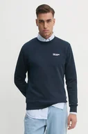 Bluzy męskie - Pepe Jeans bluza SAM CREW męska kolor granatowy z nadrukiem PM582703 - miniaturka - grafika 1