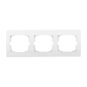 Klawisze i ramki - KANLUX Ramka potrójna pozioma LOGI 02-1480-002 bi 25119 - miniaturka - grafika 1