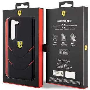 Ferrari FEHCS23SPBAK S23 S911 czarny/black hardcase Hot Stamp Lines - Etui i futerały do telefonów - miniaturka - grafika 8