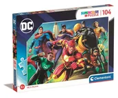 Puzzle - Clementoni Puzzle 104 Super Kolor DC Comics - - miniaturka - grafika 1