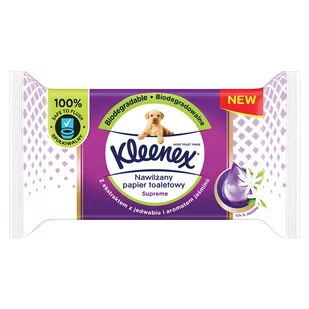 Nawilżany papier toaletowy KLEENEX Supreme 38 szt. - Papier toaletowy - miniaturka - grafika 1