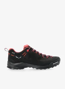 Buty podejściowe damskie Salewa Wildfire Leather GTX - black/fluo coral - Buty trekkingowe damskie - miniaturka - grafika 1