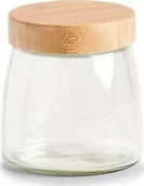 Pojemniki kuchenne - Zeller Słoik do przechowywania z bambusową pokrywką 1000 ml 12,5x13 cm 19560 - miniaturka - grafika 1