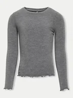 Bluzki damskie - Kids ONLY Bluzka 15331400 Szary Slim Fit - miniaturka - grafika 1