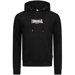 Lonsdale Męska bluza z kapturem Beetham czarny czarny l 117026 - Bluzy męskie - miniaturka - grafika 1