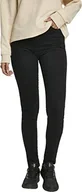 Spodnie damskie - Urban Classics Damskie spodnie z wysokim stanem skinny, Black Wash, 26W / 30L - miniaturka - grafika 1