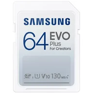 Karty pamięci - Samsung EVO Plus 2021 SDXC 64GB UHS-I/U1 V10 MB-SC64K/EU MB-SC64K/EU - miniaturka - grafika 1