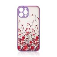 Etui i futerały do telefonów - Design Case etui do iPhone 13 Pro Max pokrowiec w kwiaty fioletowy - miniaturka - grafika 1