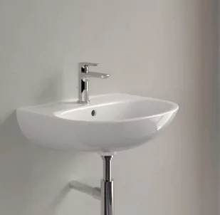 Villeroy & Boch O.novo Umywalka wisząca 55x44 cm z otworem na baterię z przelewem biały Weiss Alpin 4A405501 - odbiór osobisty: Kraków, Warszawa - Umywalki - miniaturka - grafika 1