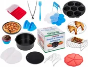 Akcesoria i części AGD - 7-calowe akcesoria do airfryer,16-częściowy zestaw - miniaturka - grafika 1