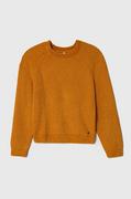 Swetry dla dziewczynek - Pepe Jeans sweter dziecięcy kolor pomarańczowy ciepły - miniaturka - grafika 1