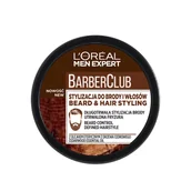 Kosmetyki i akcesoria do pielęgnacji brody - L'oreal Paris Paris Men Expert Barber Club krem do stylizacji brody i włosów 75ml - miniaturka - grafika 1