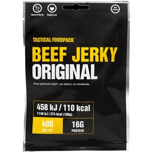 Jerky Tactical Foodpack Beef Jerky Original - Zdrowa żywność - miniaturka - grafika 1