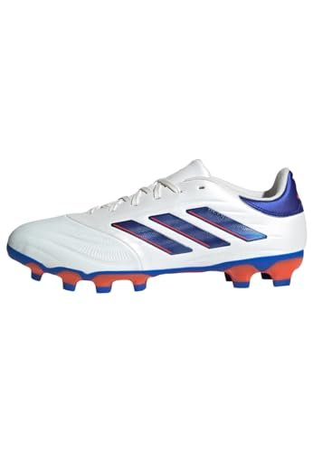 adidas Unisex Copa Pure Ii League Buty piłkarskie Multi Ground Shoes, Ftwr biały jasny niebieski słoneczny czerwony, 42 EU