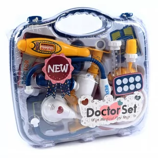ZESTAW LEKARZA W WALIZCE MAŁY DOKTOR SZPITAL DLA LALEK MISIÓW - Zabawy w naśladowanie dorosłych - miniaturka - grafika 1