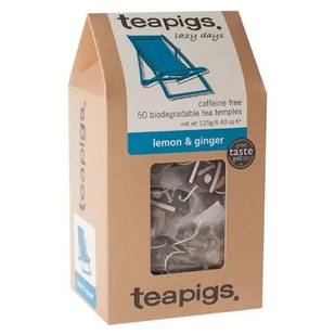 Teapigs Lemon & Ginger 50 piramidek 4020 - Herbata - miniaturka - grafika 1