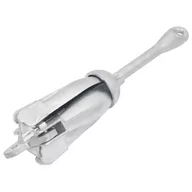 Żeglarstwo - vidaXL Składana kotwica, srebrna, 6 kg, żeliwo ciągliwe - miniaturka - grafika 1