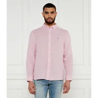 Koszule męskie - Tommy Hilfiger Lniana koszula PIGMENT DYED Regular Fit - miniaturka - grafika 1