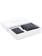 Portfele - Lacoste Zestaw upominkowy M Billfold Coin Box NH2505FG Czarny - miniaturka - grafika 1