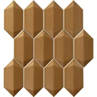 Płytki ceramiczne - Mozaika Floral Stone Gold 29.1x26.5 Arte - miniaturka - grafika 1