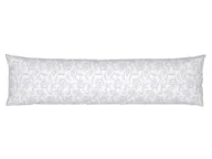 Poszewki na poduszki - LIVARNO home Poszewka na poduszkę z flaneli, 40 x 145 cm (Liście białe) - miniaturka - grafika 1