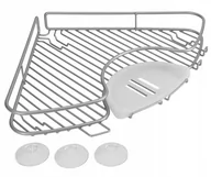 Koszyki łazienkowe - Metaltex 403904039 Corner Bad miejsce do przechowywania różnych rzeczy narożny z koszyka na mydło 403904 - miniaturka - grafika 1
