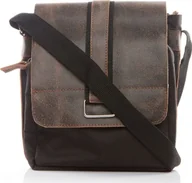 Teczki i aktówki - Belveder Mała listonoszka męska skórzana beżowa BV15 - miniaturka - grafika 1