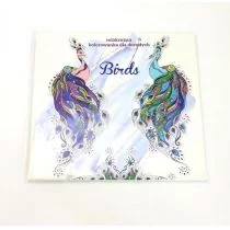 Birds. Relaksująca kolorowanka dla dorosłych - Poradniki hobbystyczne - miniaturka - grafika 1