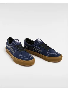 Vans Skórzane sneakersy w kolorze granatowym - Trampki damskie - miniaturka - grafika 1