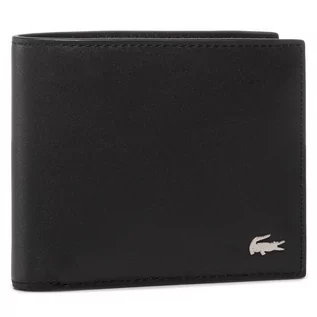 Portfele - Duży Portfel Męski Lacoste - Small Billfold NH1115FG Black 000 - grafika 1