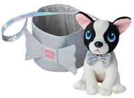 Maskotki i pluszaki - Chi Chi Love Shimmer maskotka czarno-biały piesek w torebce - miniaturka - grafika 1