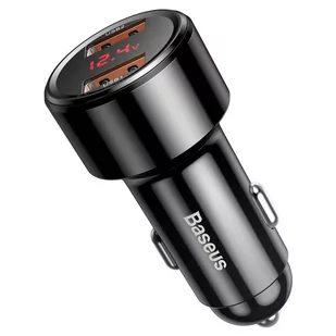 Baseus Magic Series Dual QC - ładowarka samochodowa Quick Charge 3.0 2x USB 45W 6A czarny (CCMLC20A-01) - Ładowarki samochodowe - miniaturka - grafika 4