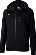 Bluzy męskie - Puma Bluza męska Puma teamGOAL 23 Causals Hooded Jacked czarna 656708 03 S - miniaturka - grafika 1