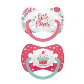 Smoczki uspokajające - CANPOL BABIES ZESTAW SM.USP.SIL.SYM. 0-6M CA23/954_COR - miniaturka - grafika 1