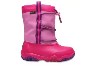 Crocs, Śniegowce dziewczęce, Swiftwater Waterproof Boot K, rozmiar 33 1/2 - Śniegowce damskie - miniaturka - grafika 1