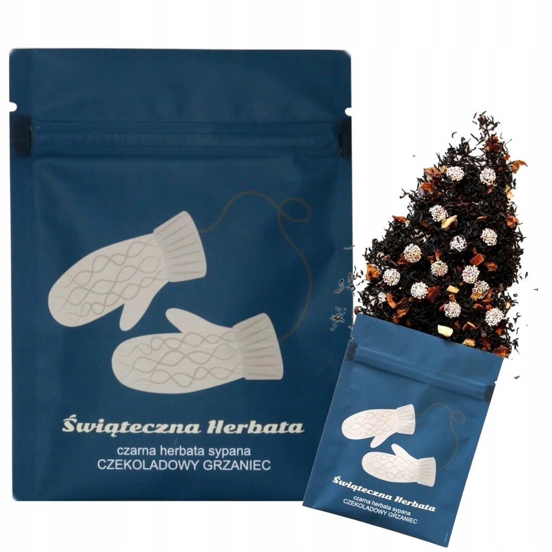 ŚWIĄTECZNA TOREBKA HERBATA CZARNA SYPANA 