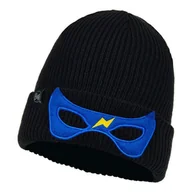 Czapki dla dzieci - Dziecięca Czapka BUFF FUNN HERO DEEP BLACK 120867.950.10.00 – Czarny - miniaturka - grafika 1